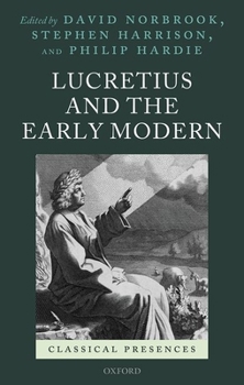 Hardcover Lucretius and the Early Modern Book