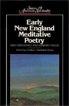 Hardcover Early New England Meditative Poetry Book