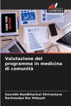 Paperback Valutazione del programma in medicina di comunità [Italian] Book