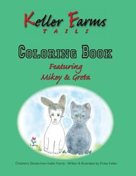 Paperback Keller Farms Tails Coloring Book