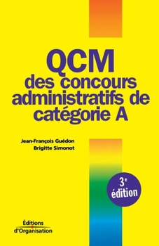 Paperback QCM des concours administratifs de catégorie A [French] Book