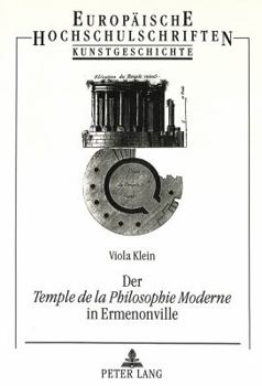 Paperback Der «Temple de la Philosophie Moderne» in Ermenonville [German] Book