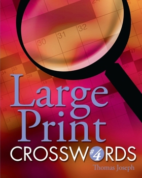 Paperback Large Print Crosswords #4 [Large Print] Book
