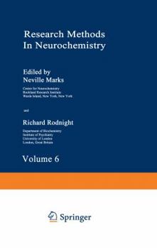 Paperback Research Methods in Neurochemistry: Volume 6 Book