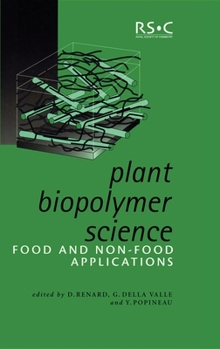 Hardcover Plant Biopolymer Science: Food and Non-Food Applications Book
