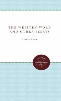 Paperback The Written Word and Other Essays Book