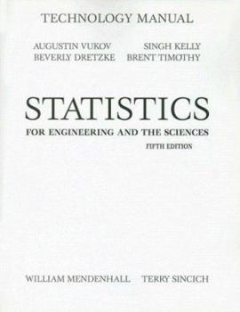 Paperback Statistics for Engineering and the Sciences: Technology Manual [With CDROM] Book