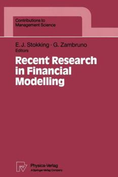 Paperback Recent Research in Financial Modelling Book