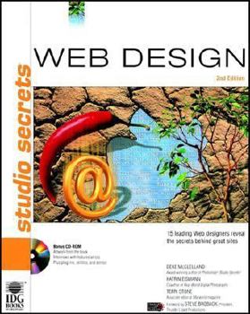 Paperback Web Design Studio Secrets [With CD ROM] Book