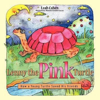 Paperback Lenny the Pink Turtle: How a Young Turtle Saved His Friends Book