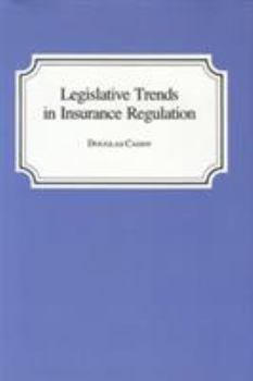 Hardcover Legislative Trends in Insurance Regulation Book
