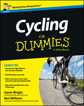 Paperback Cycling for Dummies. Gavin Wright Book
