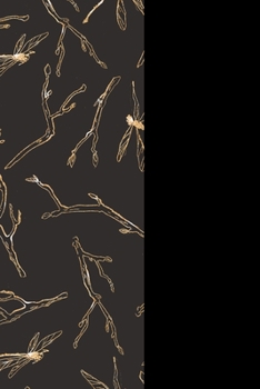 Paperback Dragonflies & Branches: 6x9 Lined Journal Book