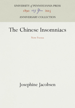 Hardcover The Chinese Insomniacs: New Poems Book