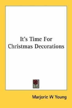 It's Time For Christmas Decorations