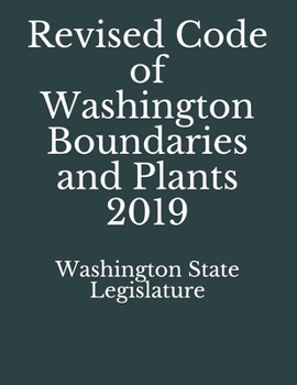 Paperback Revised Code of Washington Boundaries and Plants 2019 Book
