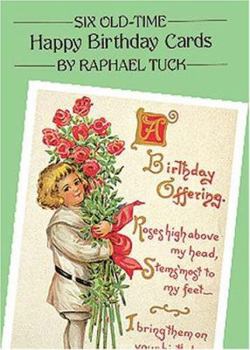 Paperback Six Old-Time Happy Birthday Postcards Book