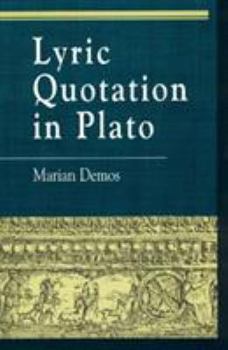 Paperback Lyric Quotation in Plato Book