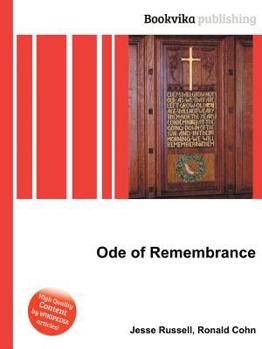 Paperback Ode of Remembrance Book