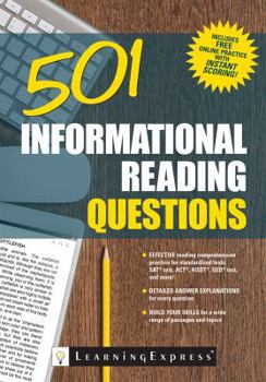 Paperback 501 Informational Reading Questions Book