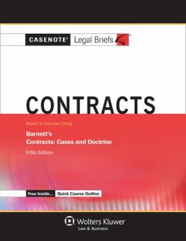 Paperback Contracts: Keyed to Courses Using Barnett's Contracts: Cases and Doctrine Book