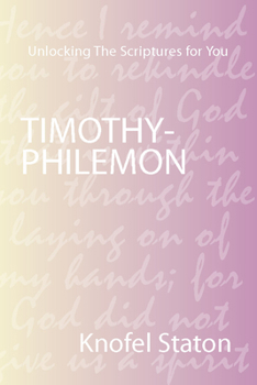 Paperback Timothy-Philemon Book