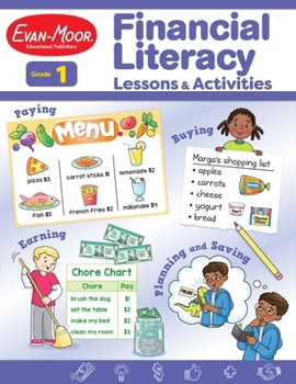 Paperback Financial Literacy Lessons and Activities, Grade 1 Teacher Resource Book