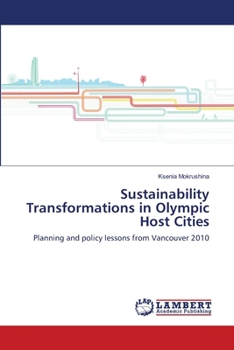 Paperback Sustainability Transformations in Olympic Host Cities Book