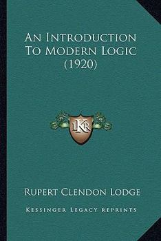 Paperback An Introduction To Modern Logic (1920) Book