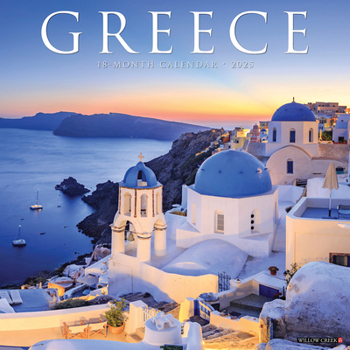 Calendar Greece 2025 12 X 12 Wall Calendar Book