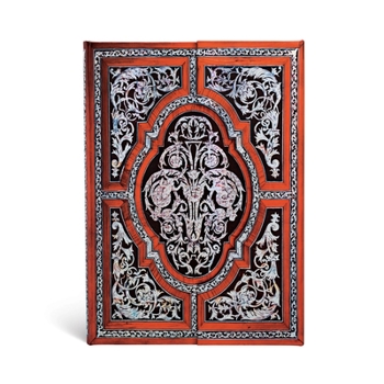 Diary Paperblanks Mother-Of-Pearl Exotic Marquetry Hardcover MIDI Unlined Wrap Closure 144 Pg 120 GSM Book