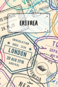 Eritrea: Dotted Travel Diary Notebook or Journey Dotted Grid Journal - Holiday Trip Pocketbook for Men and Women with Dots