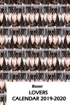 Paperback Boxer Lovers Calendar 2019-2020 Book