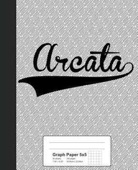 Paperback Graph Paper 5x5: ARCATA Notebook Book