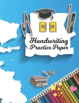Paperback Handwriting Practice Paper: Writing Paper for Kids With Dotted Lined (Notebook With Dotted Lined Sheets for K-3 Students 100 Pages) Book