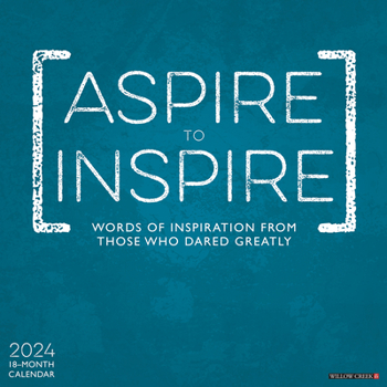 Calendar Aspire to Inspire 2024 12 X 12 Wall Calendar Book