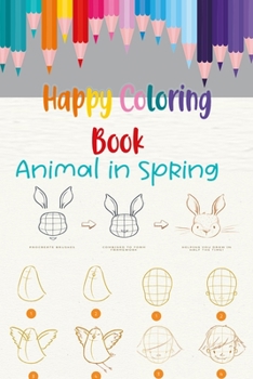 Happy animals Coloring Book: Funny Coloring Book For animals Lovers