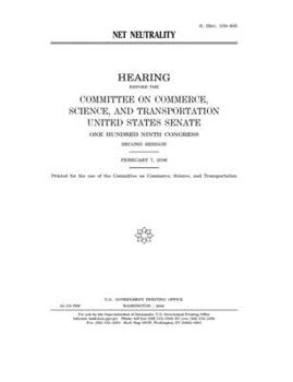 Paperback Net neutrality Book