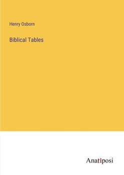 Paperback Biblical Tables Book
