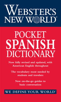 Paperback Webster's New World Pocket Spanish Dictionary Book