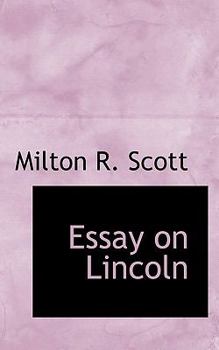 Paperback Essay on Lincoln Book