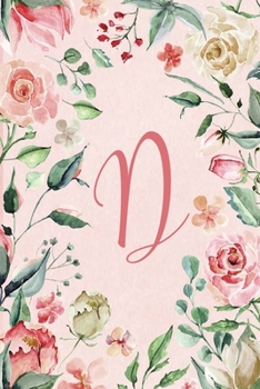 2020 Weekly Planner - Letter D - Pink Green Floral Design: 6”x9” 1-Yr Weekly Calendar, 1 week - 2-page layout, Personalized with Initials. ... 6”x9” Planner/Calendar Alphabet Series)