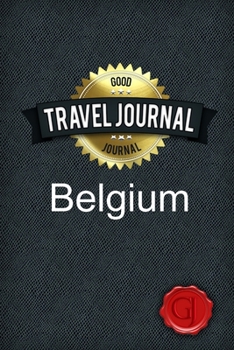 Paperback Travel Journal Belgium Book