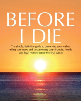 Paperback Before I Die Book