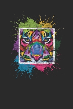 Tiger Colorsplash: Tigers Notebook, Blank Lined (6" x 9" - 120 pages) ~ Animal Themed Notebook for Daily Journal, Diary, and Gift