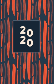 Paperback 2020: Simple Planner For Guys - 5.5 x 8.5 Dated Agenda - Weekly / Daily / Monthly Calendar View - Organizer Book - Soft-Cove Book