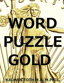Paperback Word Puzzle Gold: Brain Database Workout Book