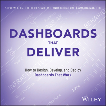 Paperback Dashboards That Deliver: How to Design, Develop, and Deploy Dashboards That Work Book