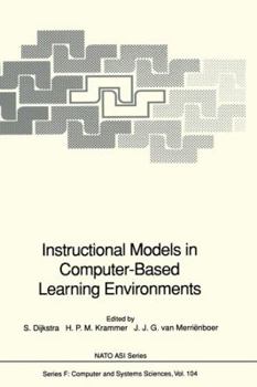 Hardcover Instructional Models in Computer-Based Learning Environments Book