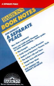 John Knowles's A Separate Peace (Monarch Notes) - Book  of the Monarch Notes